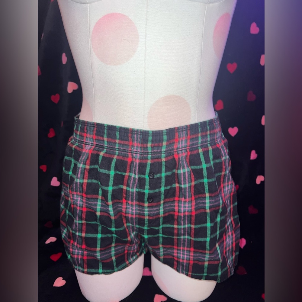 PINK Plaid Sleepshorts
